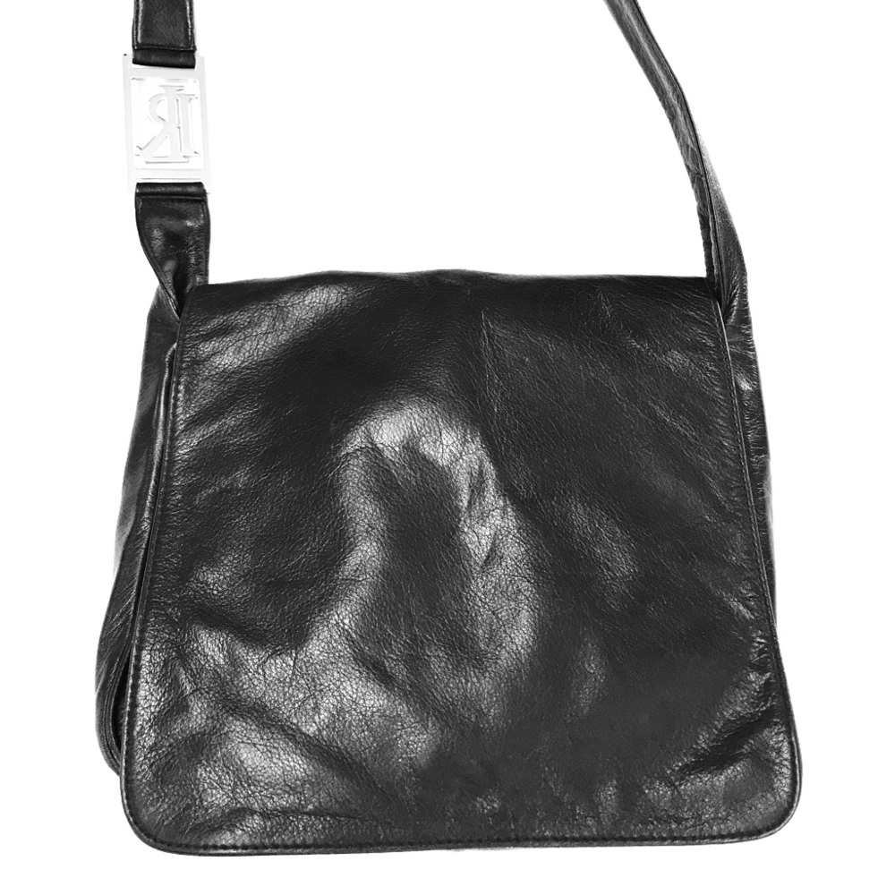 Ralph Lauren Black Leather Shoulder Bag